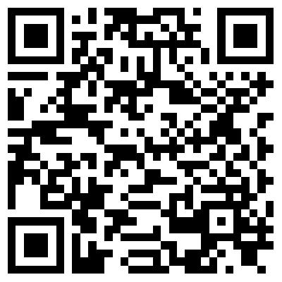 A scannable QR code
